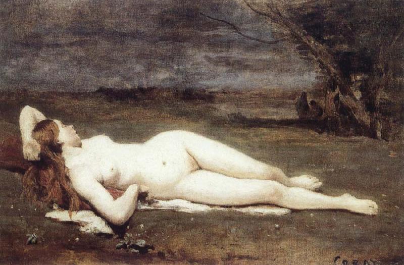 Jean Baptiste Camille  Corot Recreation by our Gallery oil painting image